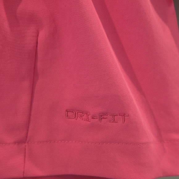 Nike HOT PINK Dri-Fit Teck Pack Cropped Snap Front Athketic Top Size Small - Picture 11 of 14